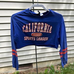 Cropped Varsity Shirt